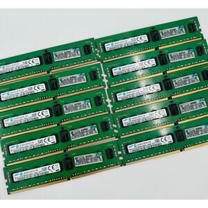 80GB Samsung 10 x 8GB 1Rx4 PC4-2133P-RC0-10-DCO SERVER RAM M393A1G40DB0-CPB0Q